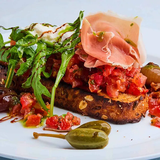 Klassisk italiensk bruschetta.